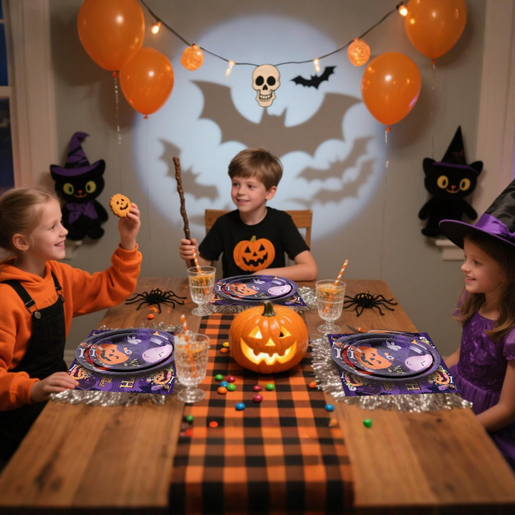 60 Pcs Thanksgiving Plates and Napkins, Happy Thanksgiving Party Supplies Tableware, Disposable Fall Paper Plates, Watercolor Pumpkin Maple plates for Autumn Harvest Festival Party, Serve 20