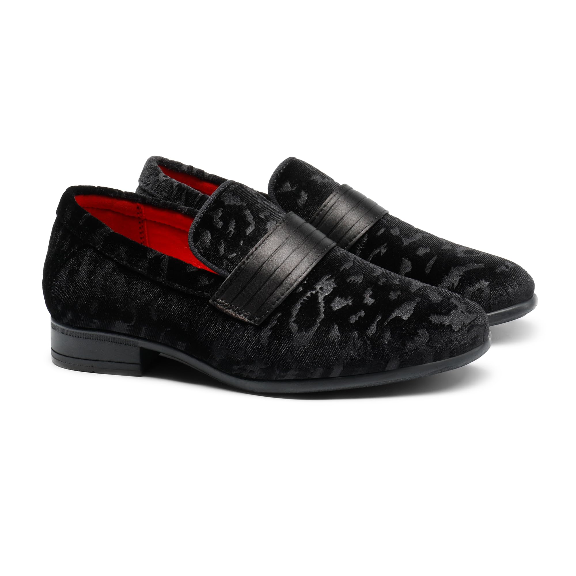 Bruno Marc Boys Dress Shoes Slip-on Loafers Formal Tuxedo Shoes