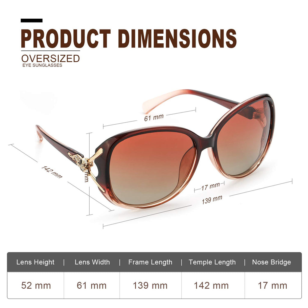 FIMILU Sunglasses for Women Trendy Polarized Sunglasses Oversized Big Sun Glasses Ladies Shades UV Protection