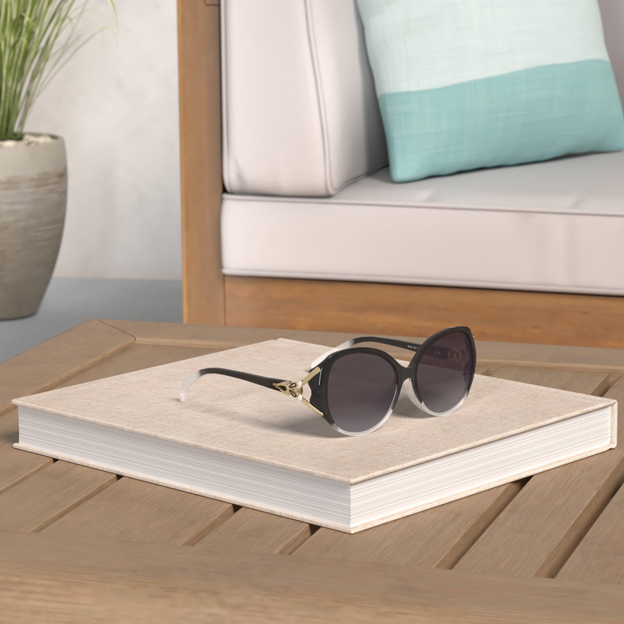 FIMILU Sunglasses for Women Trendy Polarized Sunglasses Oversized Big Sun Glasses Ladies Shades UV Protection