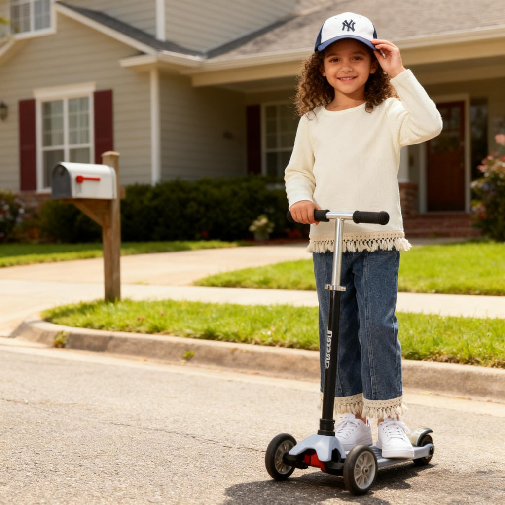 3-7 Years Toddler Girls Pants Set - Tassel Top & Washed Denim Pants Fall Winter Clothing Outfits Set for Girls