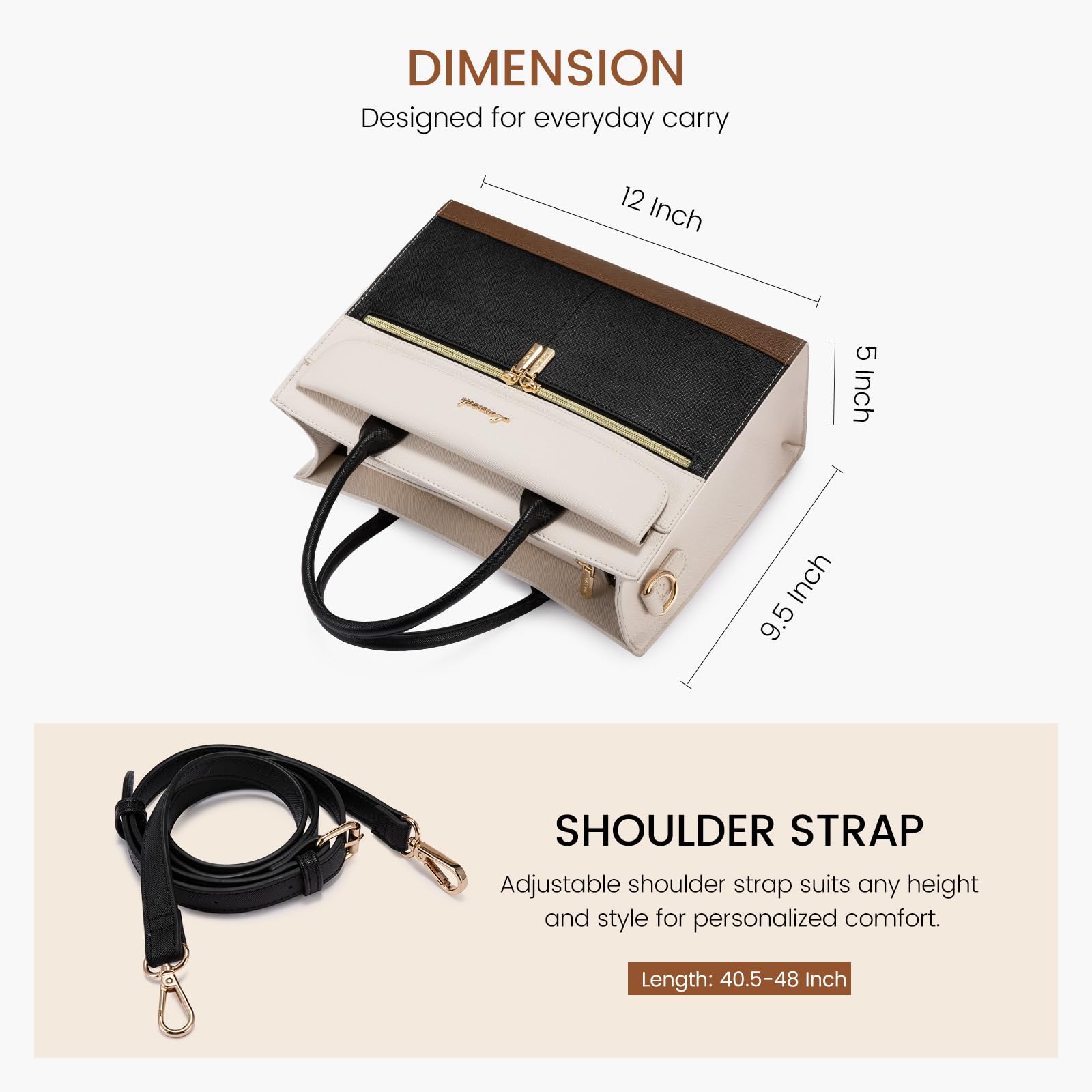 LOVEVOOK Purses and Handbags for Women,Leather Shoulder Bag Black Purse Tote,Satchel Crossbody Bags Top Handle for Ladies