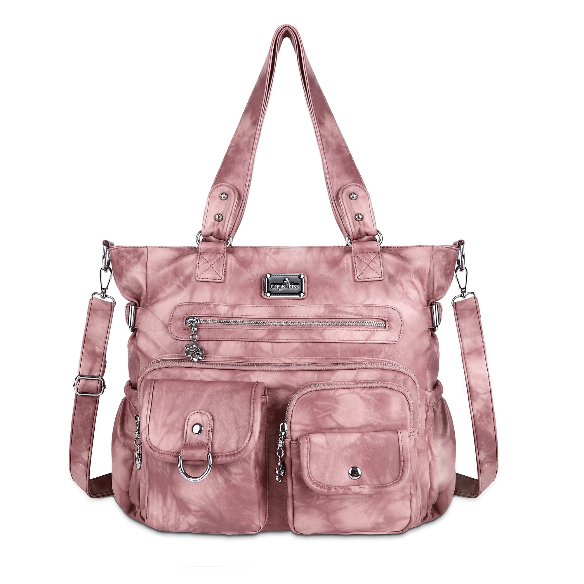 Angelkiss Purses and Handbag for Women Soft Leather Hobo Bags Satchel Shoulder Bags Ladies Tote Crossbody Bag