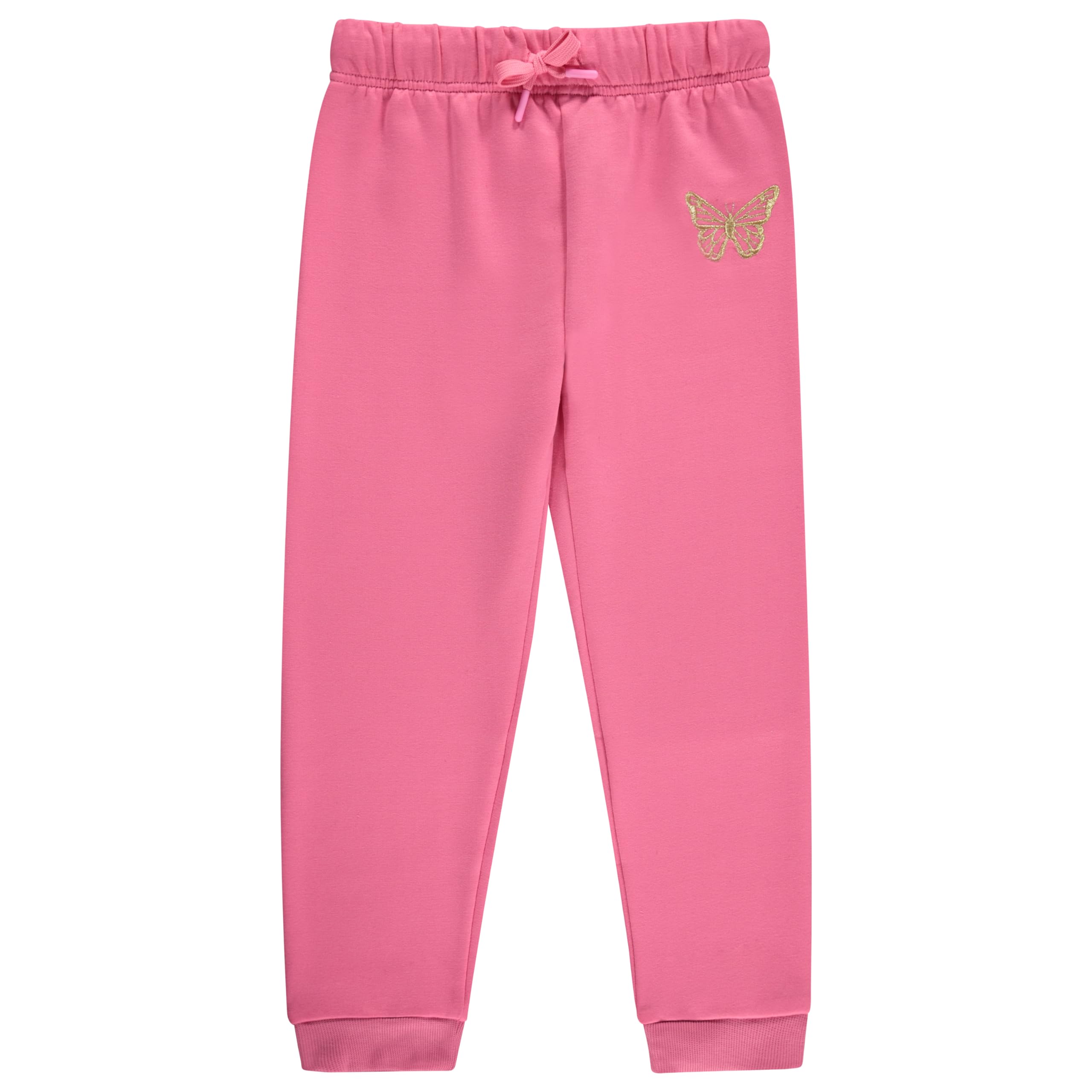 BTween Kids Girls Fashion Stretch Waist Ultra Soft Jogger Pants Set 3 Pack Bundle