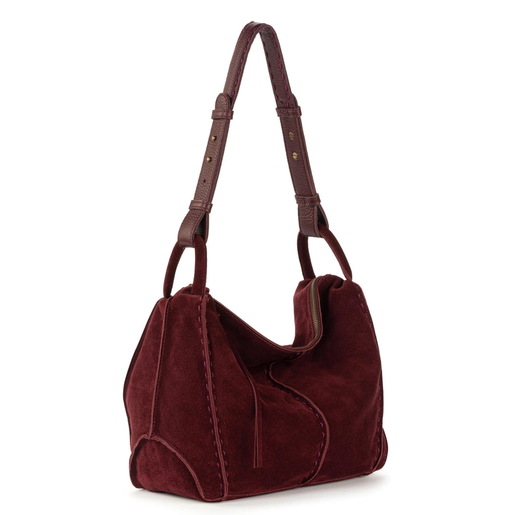 The Sak Los Feliz Hobo Purse - Premium Large Leather Women's Handbag for Everyday & Travel - Durable Purse With Zipper Pocket