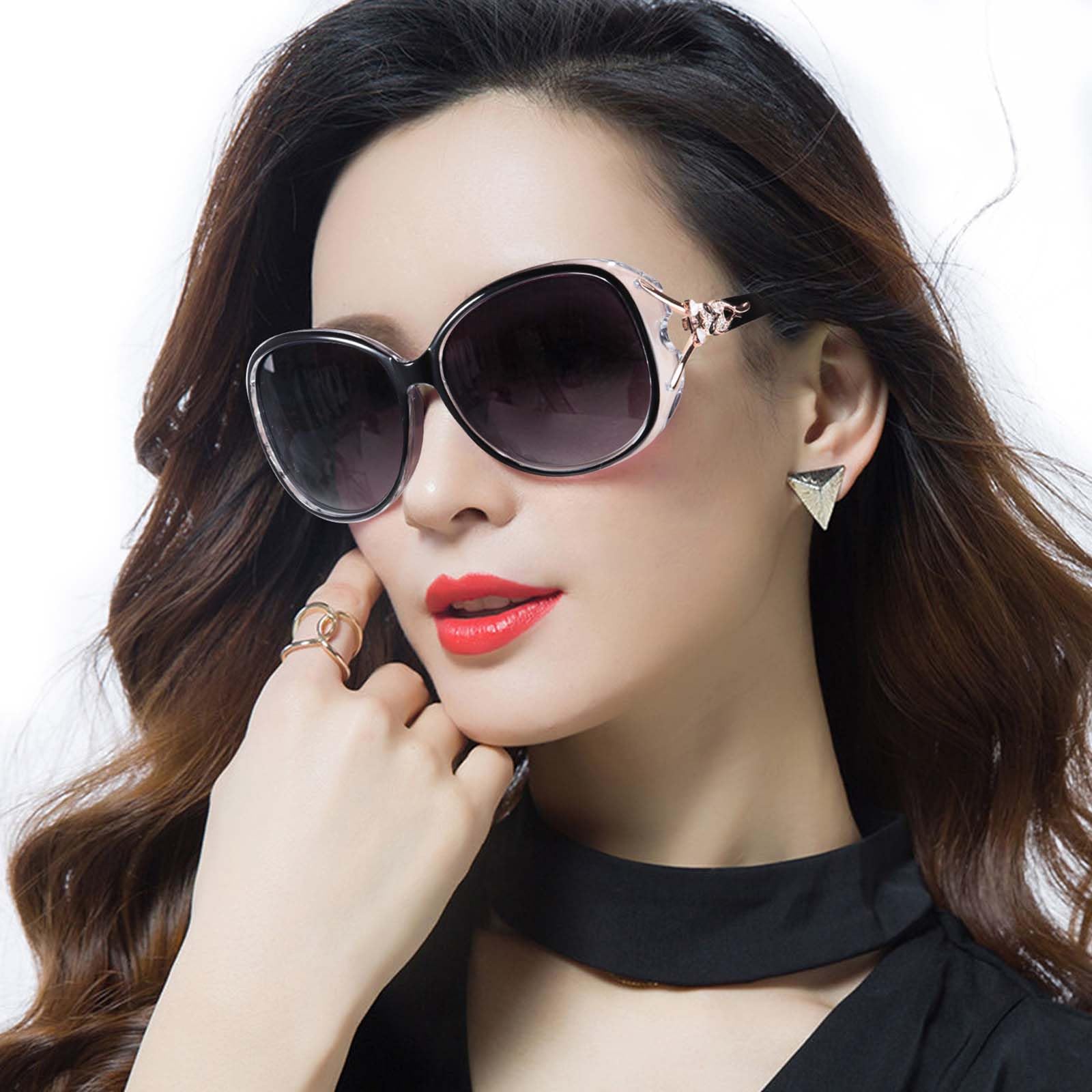 FIMILU Sunglasses for Women Trendy Polarized Sunglasses Oversized Big Sun Glasses Ladies Shades UV Protection