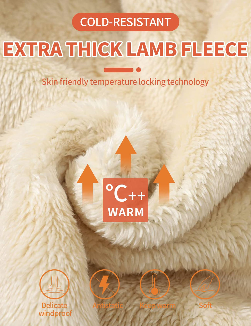 Gihuo Winter Jackets for Women Sherpa Lined Jacket Women Duffle Toggle Coat Hooded Fleece Jacket