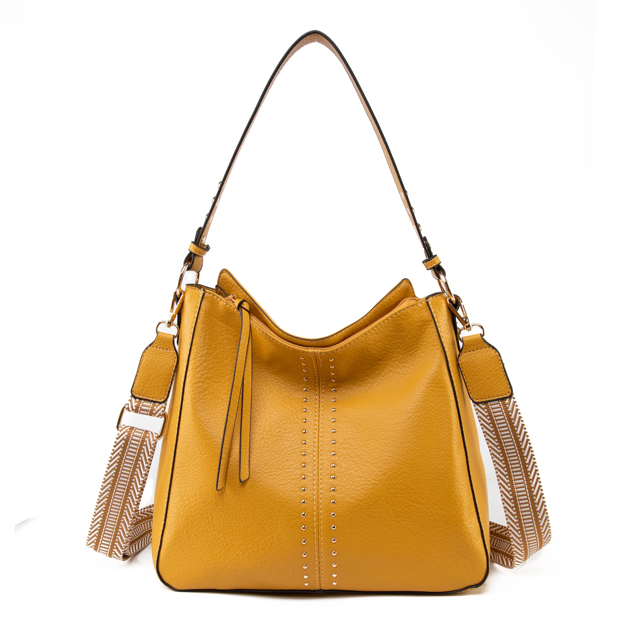 Montana West Medium Hobo Bags for Women Top Handle Satchel Shoulder Purse Bucket Handbag