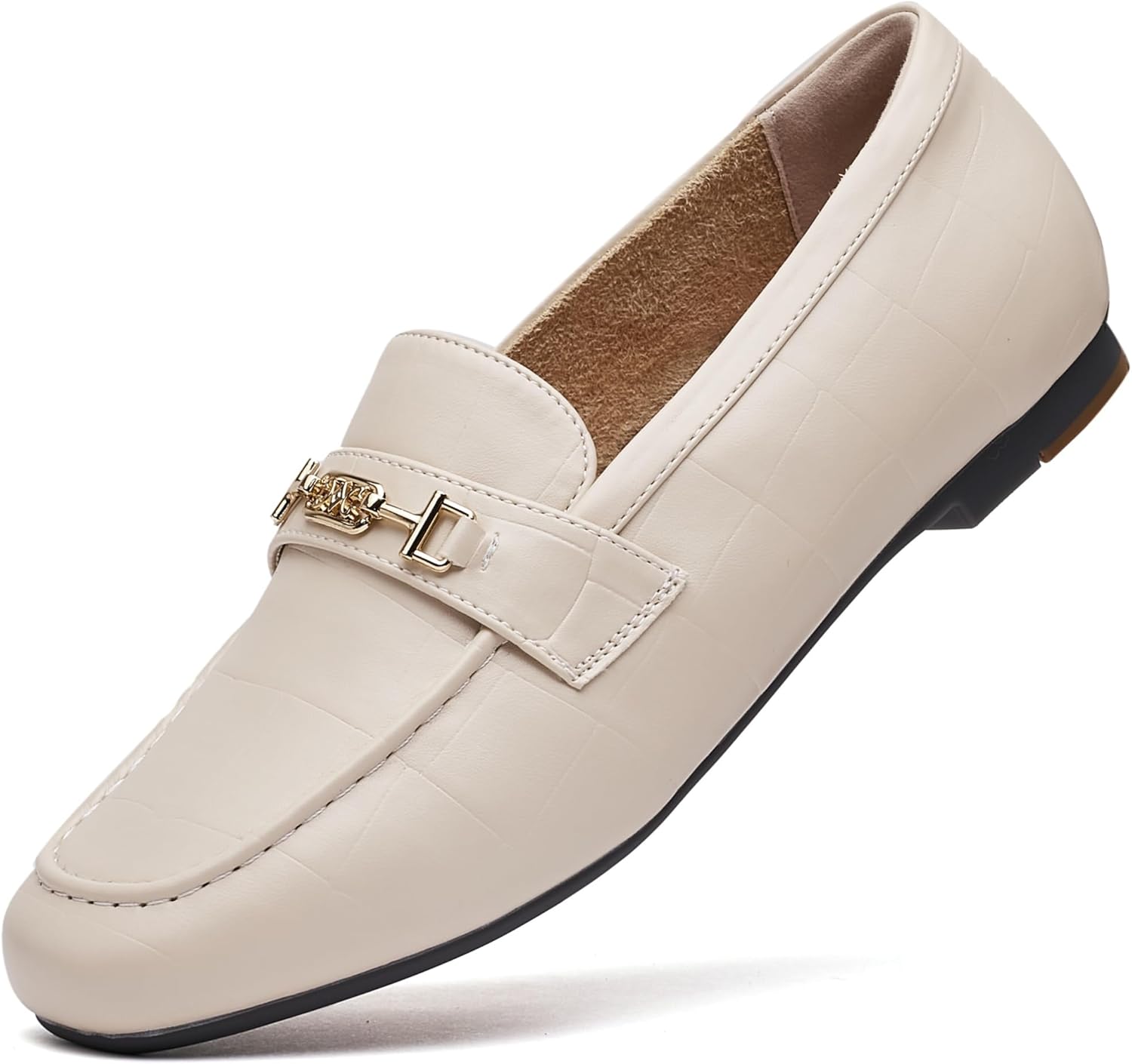 DeYashopin Women's Loafer Shoes Leisure Slip On Work Shoes Comfort Walking Flats