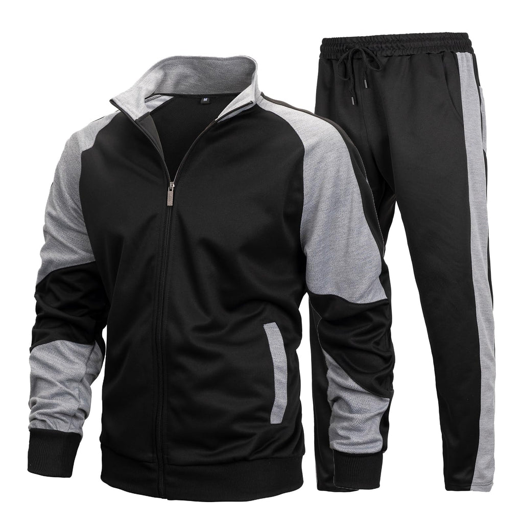 LBL Leading the Better Life Mens Track Suits Casual Full Zip Sweat Suit Active Jackets and Pants 2 Piece Outfits