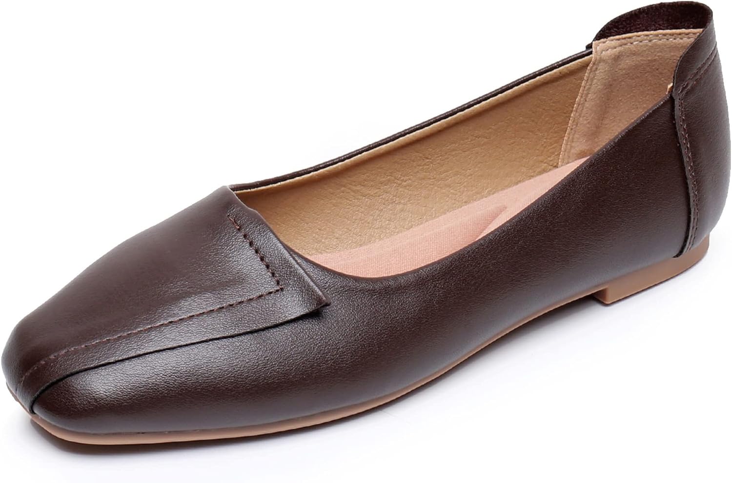 VenusCelia Women's Plain Dance Flat Shoe