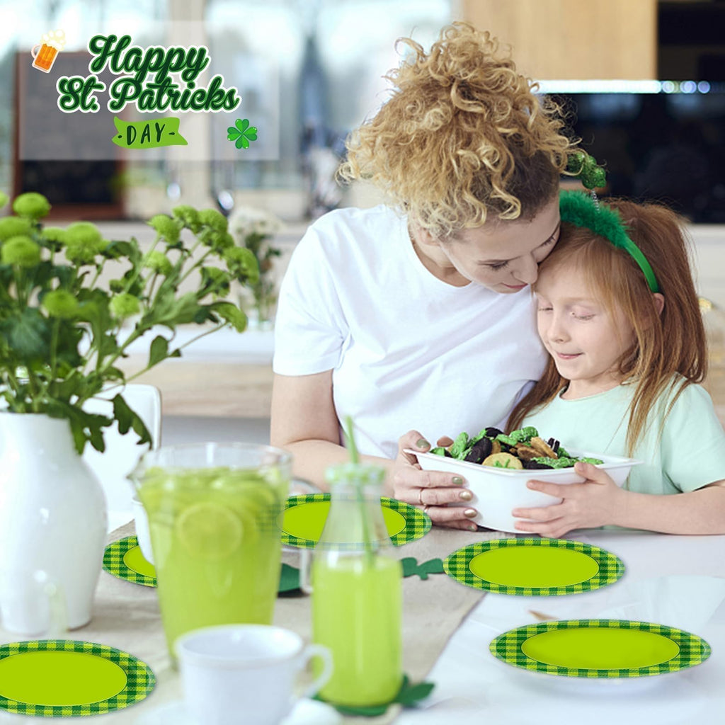 50 Pack Oval Thanksgiving Plates 12 x 10 Inch Thanksgiving Paper Plates Heavy Duty - Large Disposable Dinner Platters,Turkey Pumpkin Autumn Fall Harvest Thanksgiving Party Decor