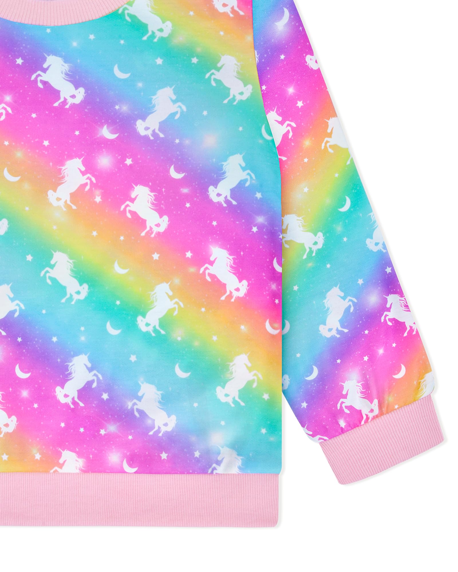 Toddler Kid Girl Clothing Set Outfit Long Sleeve Top, Unicorn Print Pantskirts Fall Winter Outfit Set