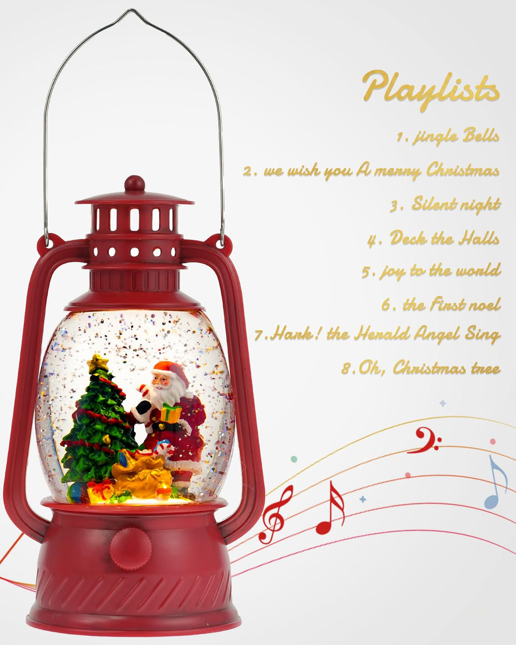 Fall Decor Snow Globe Thanksgiving Decoration Turkey Lantern Light-Up 6H Timer Halloween Pumpkin Glitter Autumn Scene Snow Globes Fall Decoration for Home