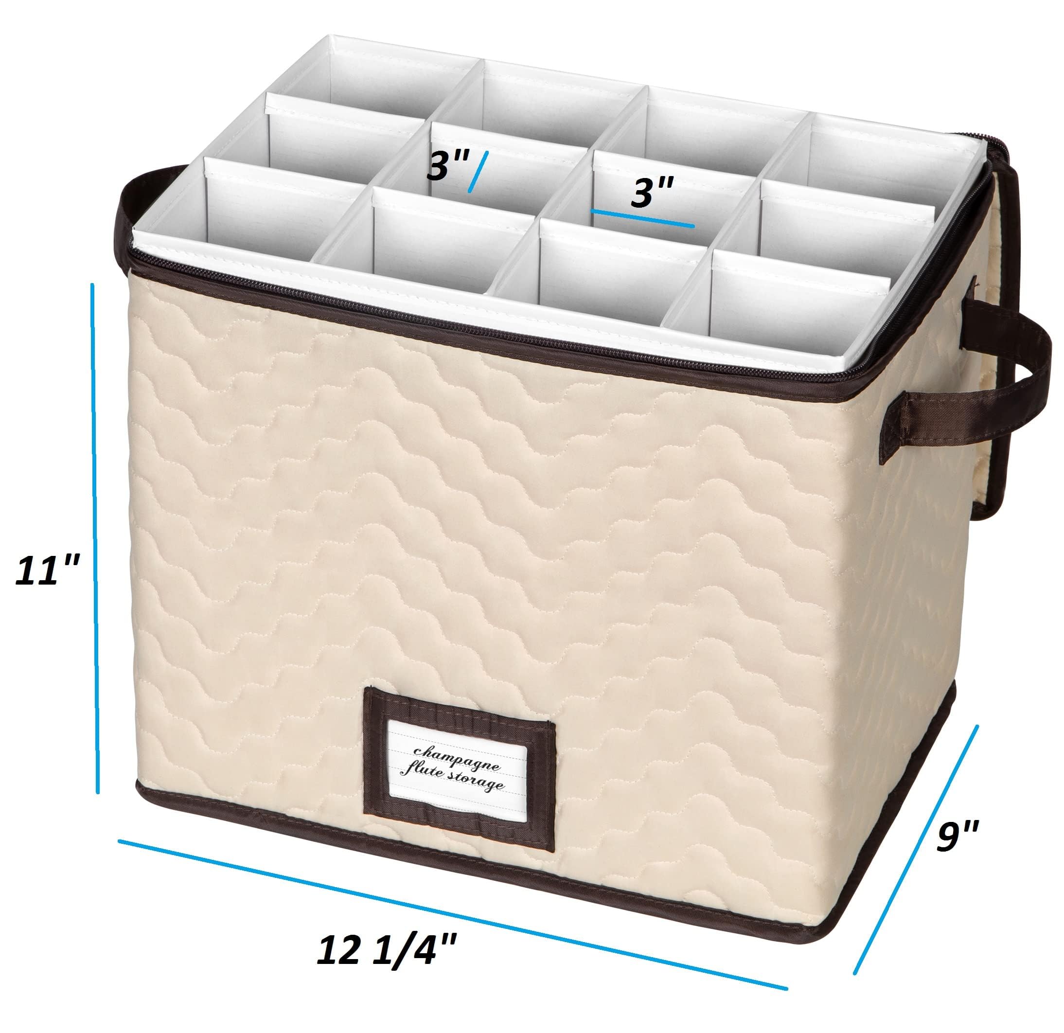 China Storage Containers 5-Piece Set Moving Boxes for Dinnerware, Glasses, Plates, Mugs and Saucers Sturdy Quilted Microfiber Dish Organizer with Dividers for Seasonal Storage - Holds Set of 12