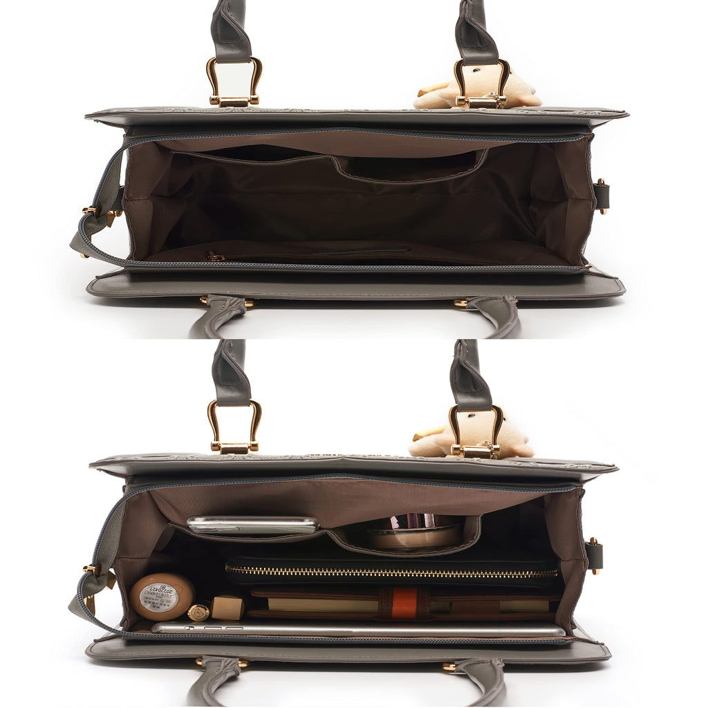 Women's Fashion Handbags Tote Bags Shoulder Bag Top Handle Satchel Purse Set 4pcs