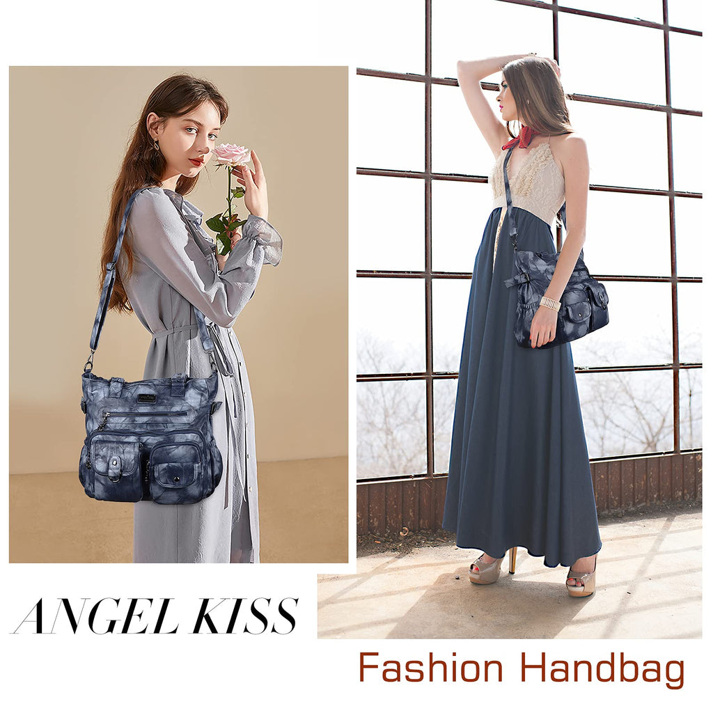 Angelkiss Purses and Handbag for Women Soft Leather Hobo Bags Satchel Shoulder Bags Ladies Tote Crossbody Bag