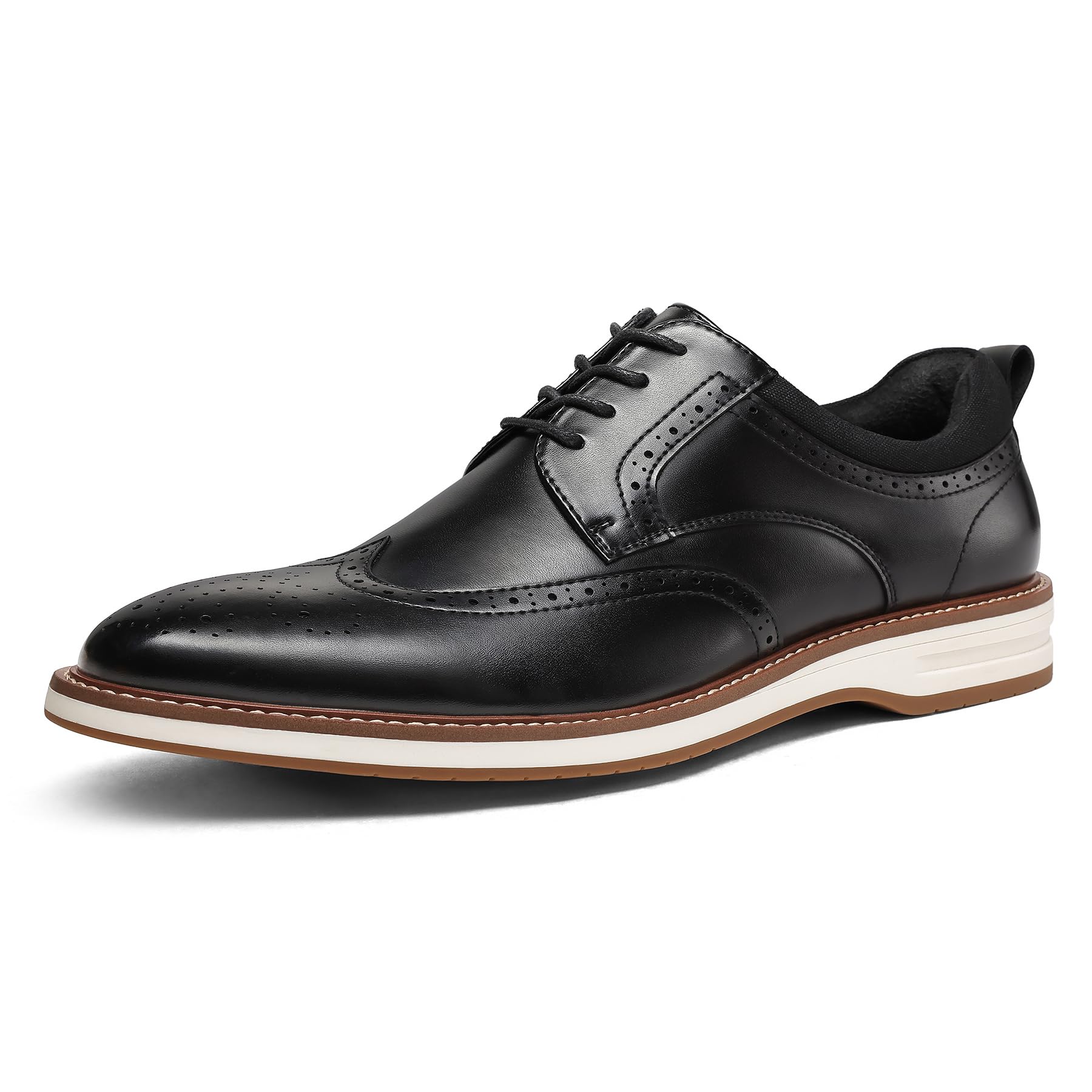 Men's Dress Shoes Business Formal Wingtip Casual Oxford Shoes