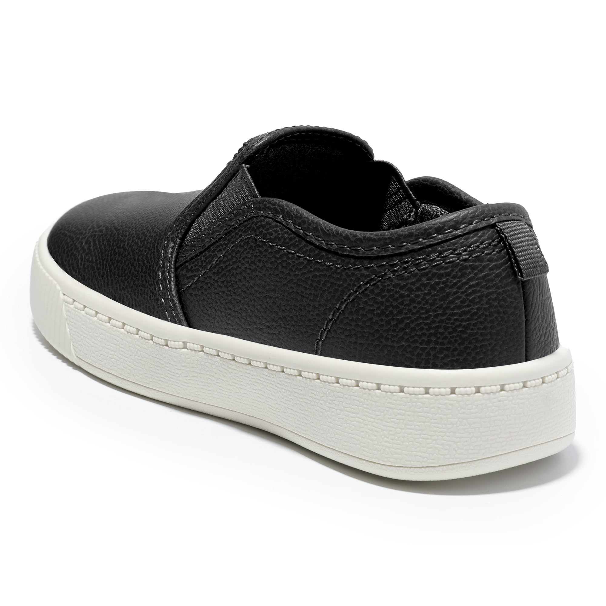 HOMEHOT Boys Slip on Sneakers Casual Dress Shoes Faux Leather Loafers (Toddler,Big Kids, Little Kids)