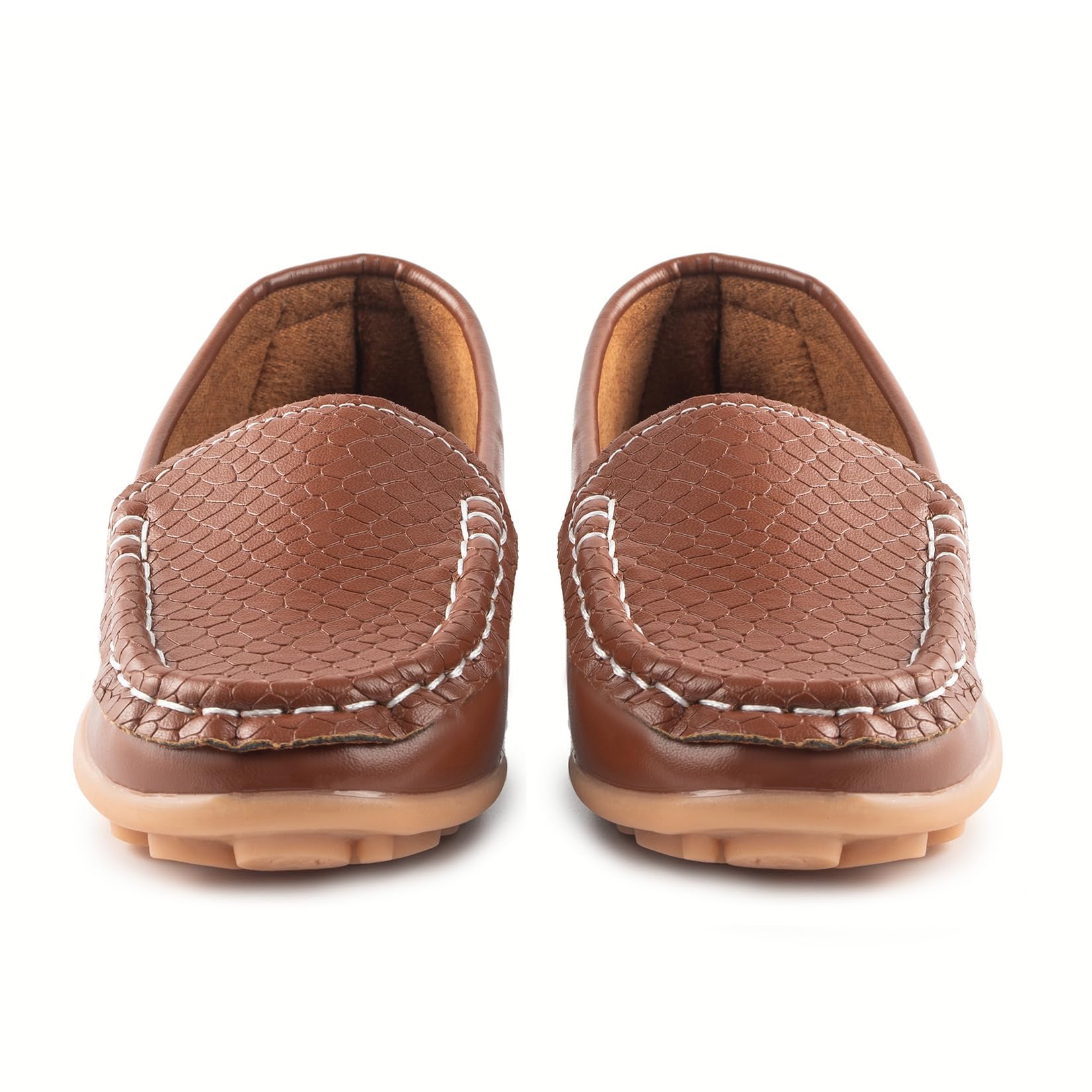 Boys Girls Loafers Dress Flats Slip-On Oxford Casual Moccasins School Walking Boat Shoes(Toddler/Little Kid/Big Kid)