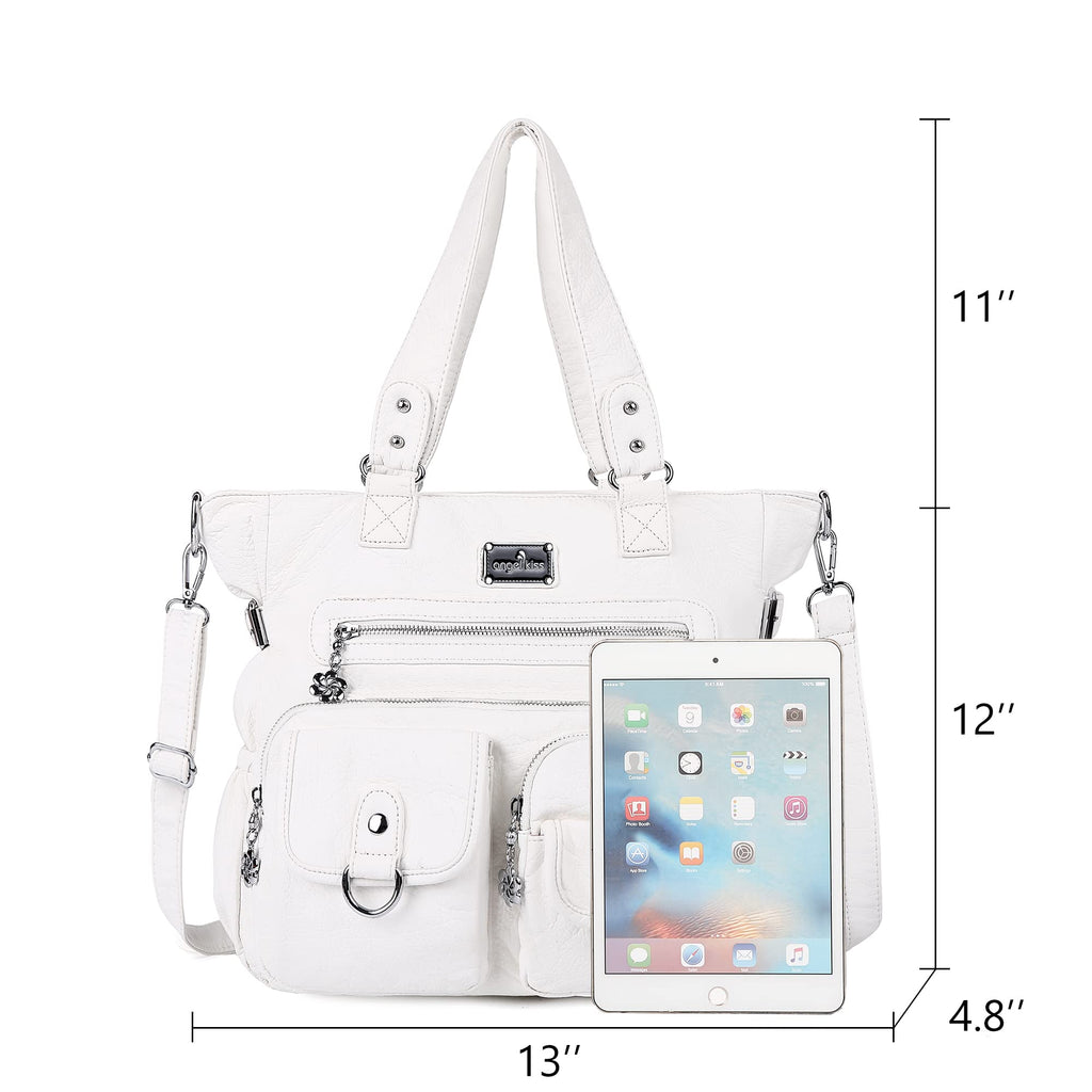 Angelkiss Purses and Handbag for Women Soft Leather Hobo Bags Satchel Shoulder Bags Ladies Tote Crossbody Bag