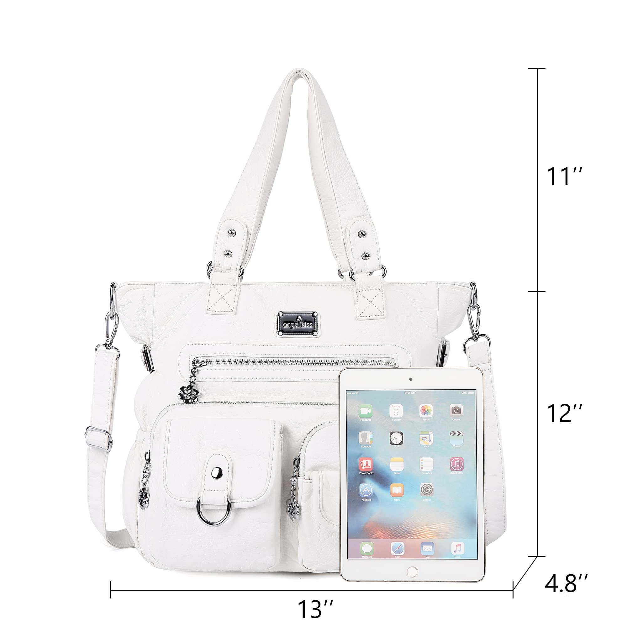 Angelkiss Purses and Handbag for Women Soft Leather Hobo Bags Satchel Shoulder Bags Ladies Tote Crossbody Bag