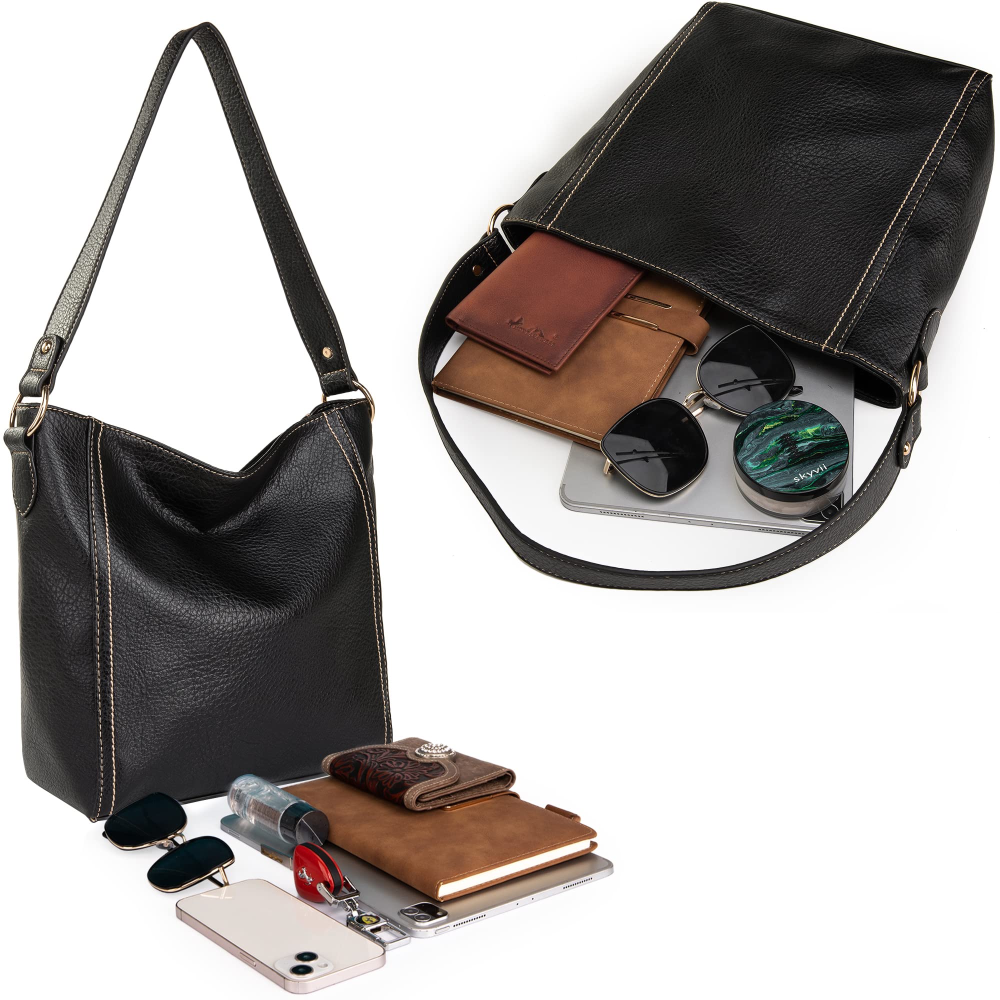 Montana West Purse for Women Trendy Soft Shoulder Purses and Handbags Hobo Bags