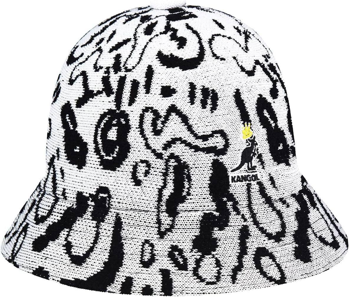Kangol Street King Casual - White/Black/L White/Black, Large