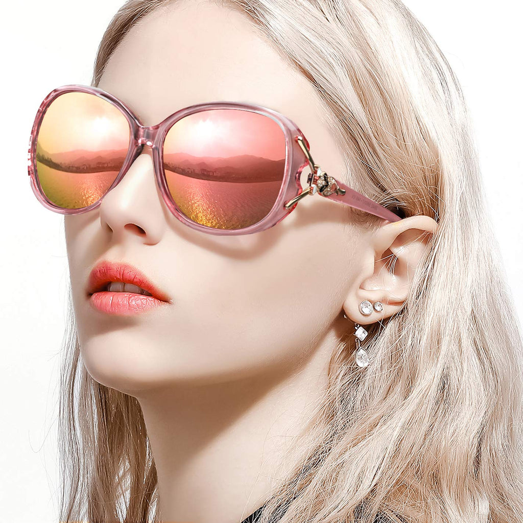 FIMILU Sunglasses for Women Trendy Polarized Sunglasses Oversized Big Sun Glasses Ladies Shades UV Protection