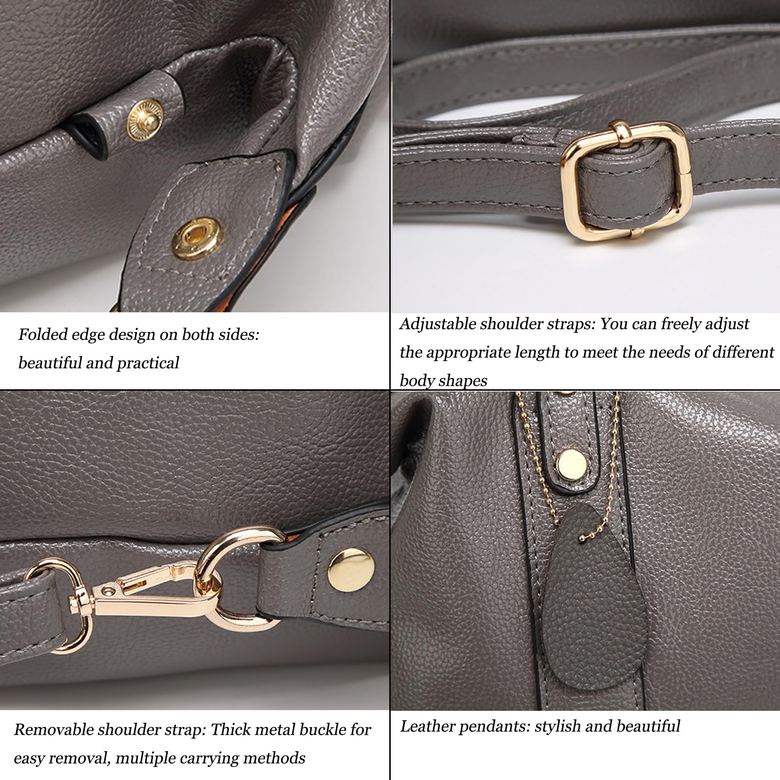 Handbags and Purses for women Vegan Leather Tote Bag for Women Satchel Shoulder Bags Travel Purse with Compartments