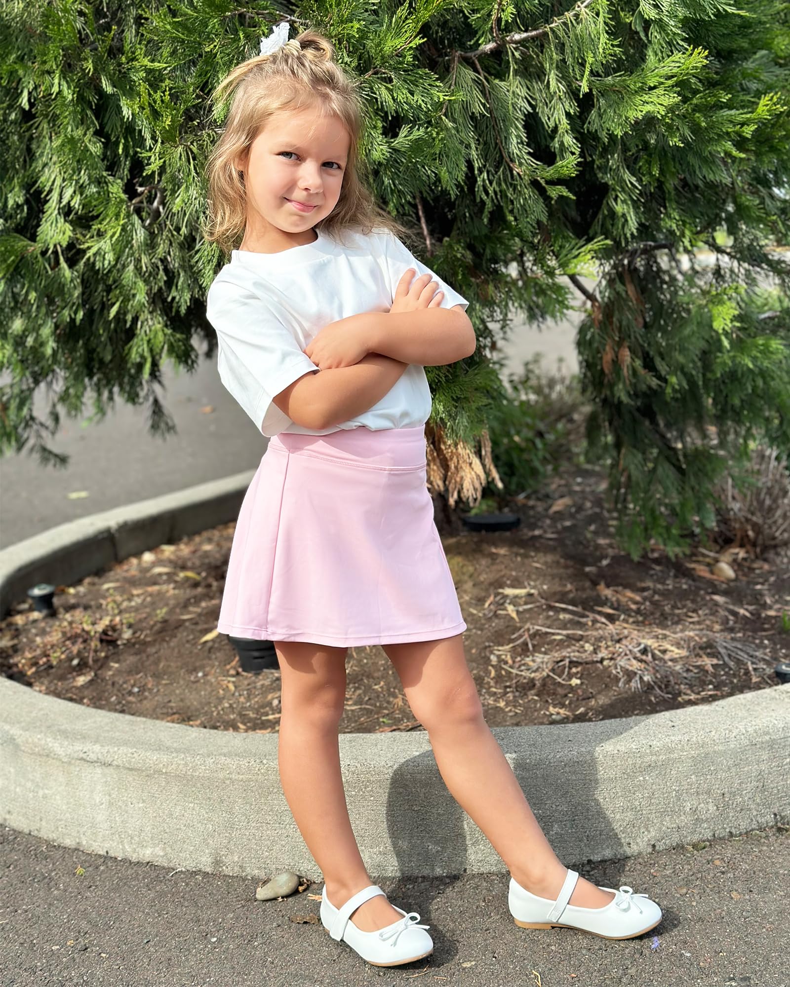 Stelle Girls Mary Jane School Flats Flower Wedding Uniform Party Shoes（Toddler/Little Kids/Big Kids）