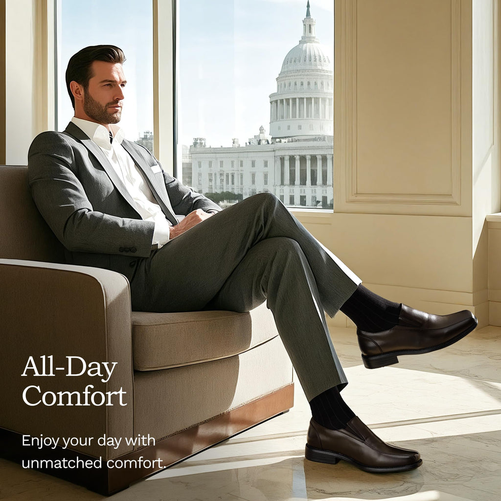 Bruno Marc Men's Slip on Dress Loafers Formal Shoes