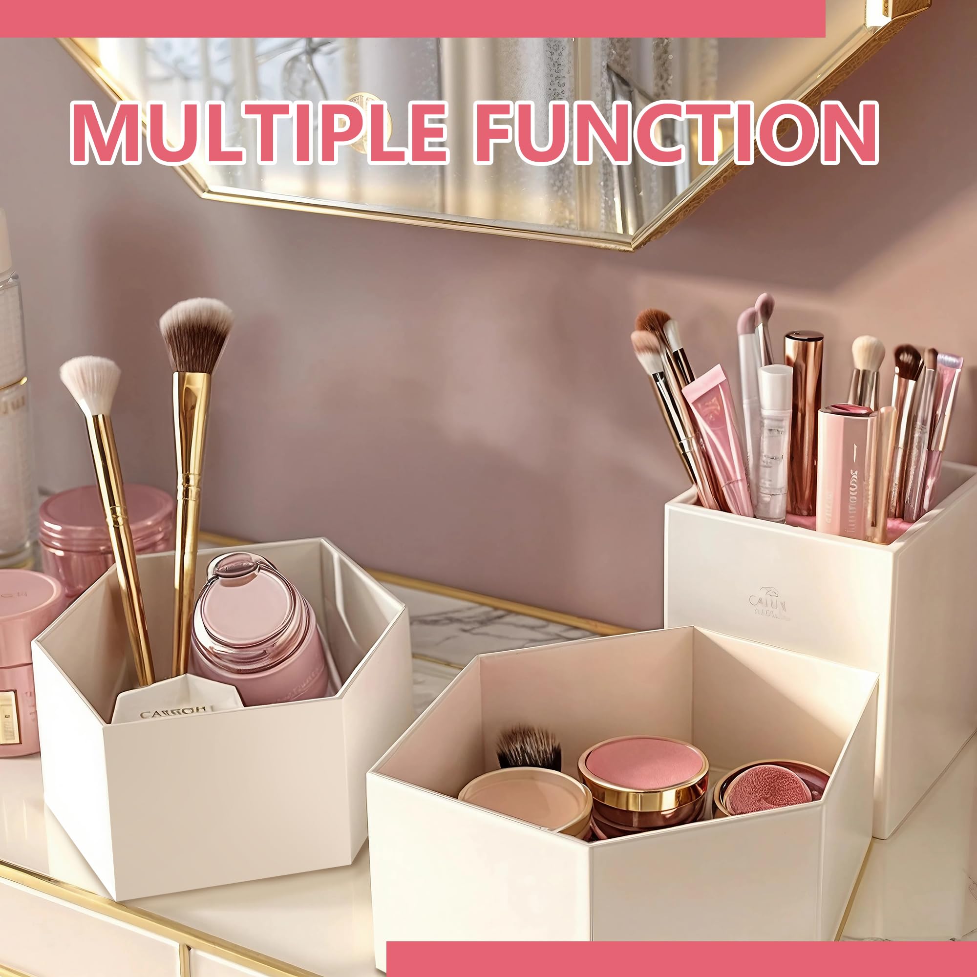 6Pcs Buffet Risers, Food Risers for Buffet Table, Acrylic Cube Display Risers with Hollow Bottom, Food Display Stand for Party Jewelry Dessert Figures (Size 5.5",6",6.5",7",7.5",8")