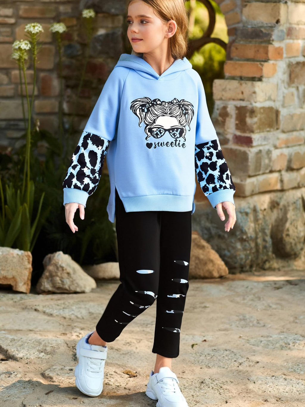 Kid Girls Clothes - Girls Outfits Tie Dye Tops and Leggings Pants 2 Piece Spring Clothes Set