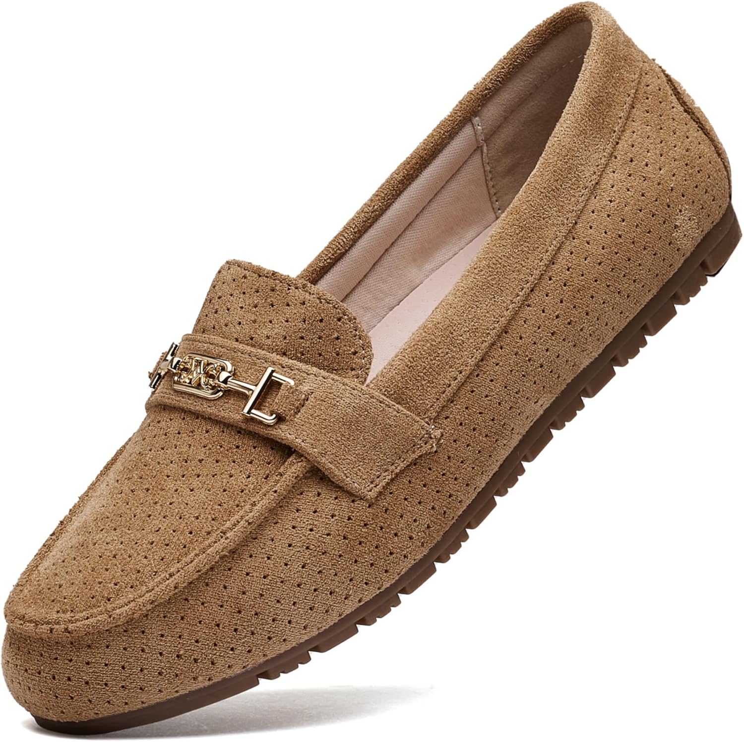 DeYashopin Women's Loafer Shoes Leisure Slip On Work Shoes Comfort Walking Flats