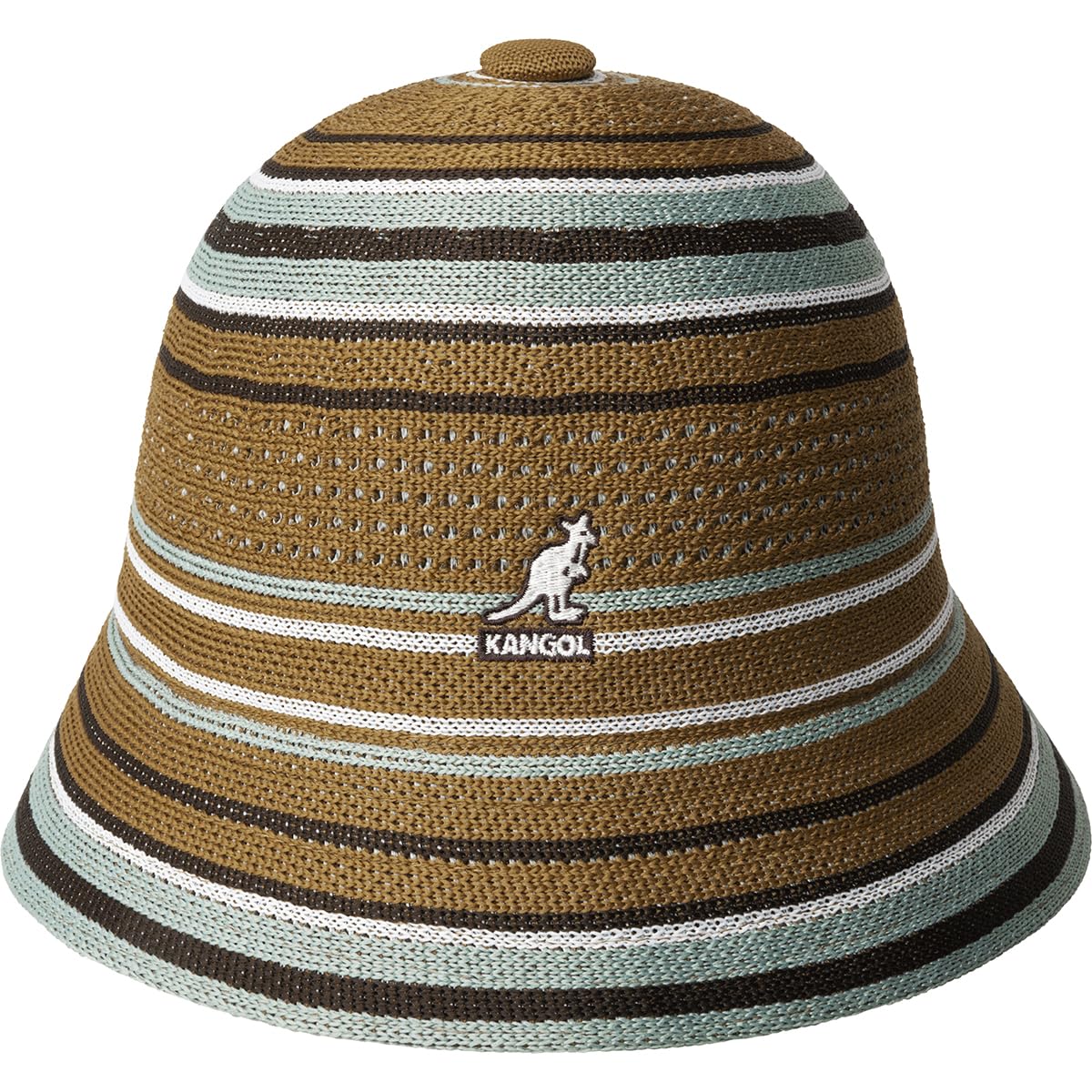 Kangol Clubhouse Stripe Casual - White/Masters Green/XL Bucket Hat