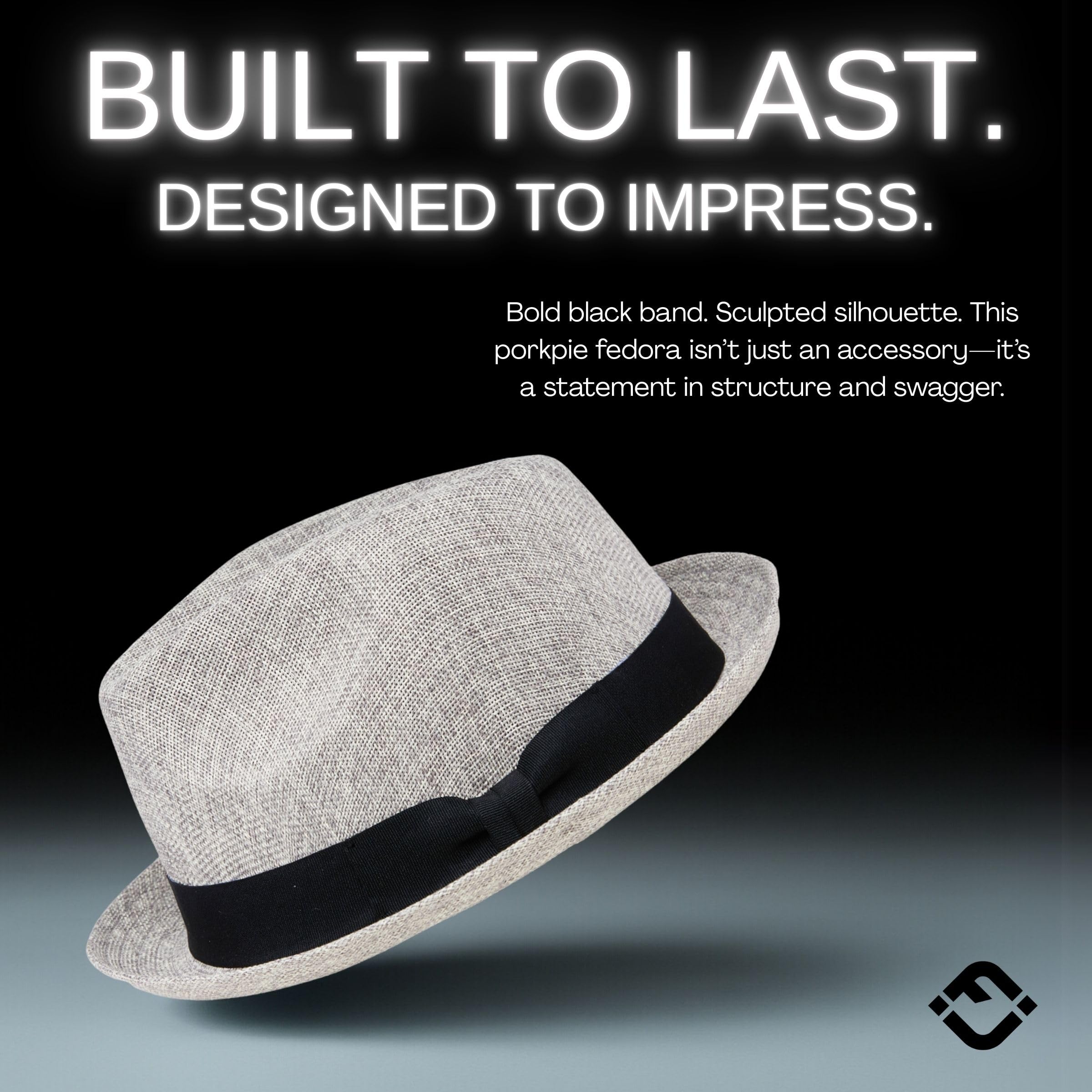 Funky Junque Premium Fedora Hat - Stylish Sun Protection for Men & Women - Perfect for Summer Beach, Travel & Outdoors