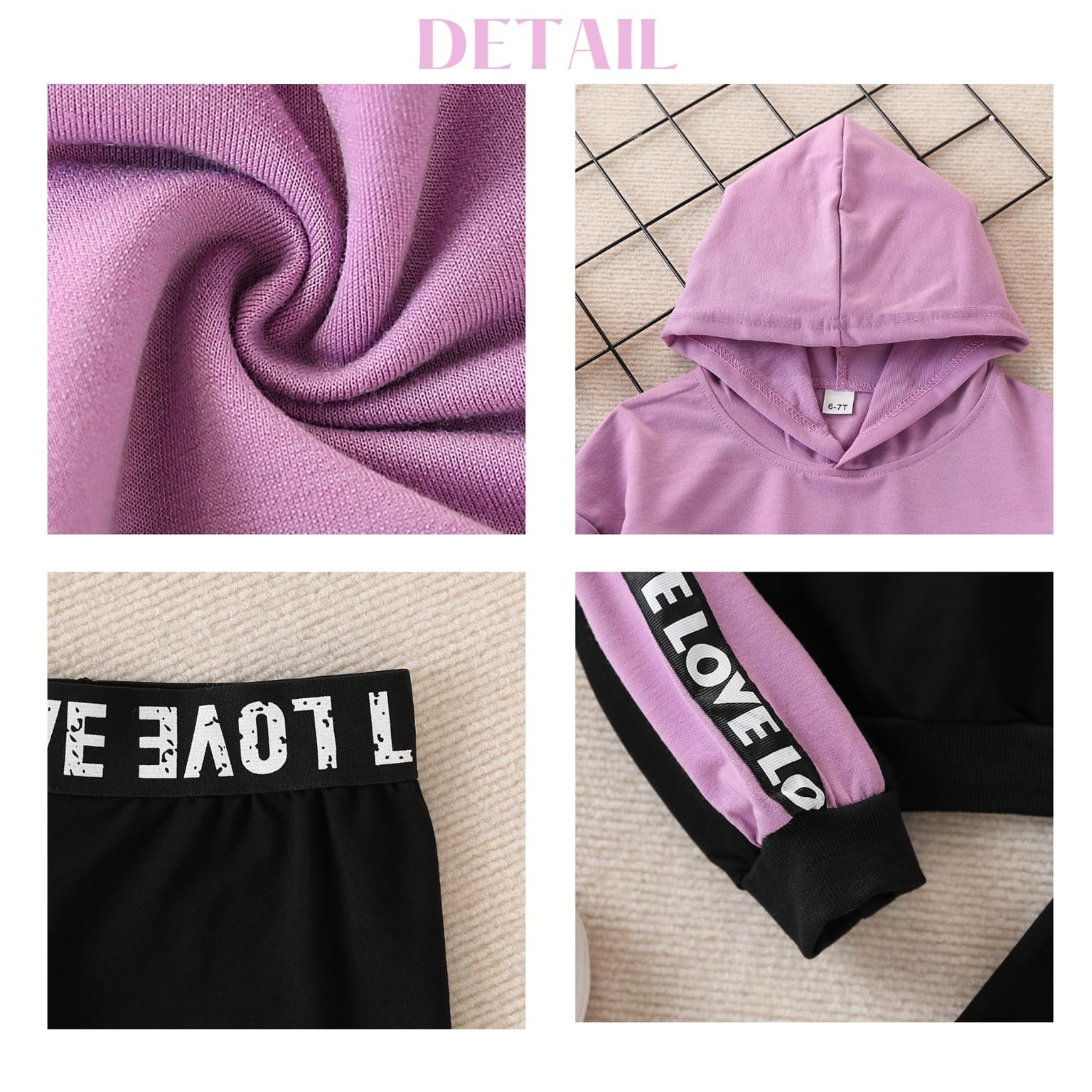 Kid Girls Clothes - Girls Outfits Tie Dye Tops and Leggings Pants 2 Piece Spring Clothes Set