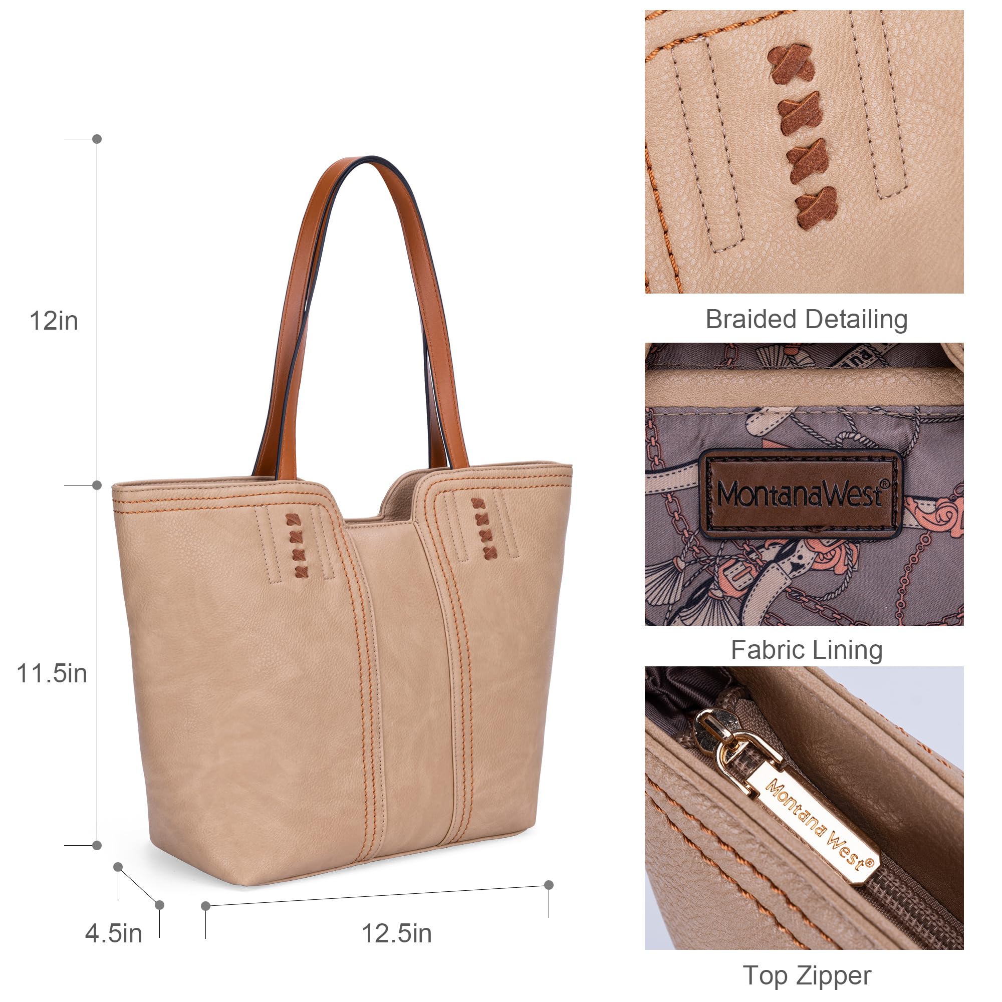 Montana West Tote Bag for Women Top Handle Satchel Purse