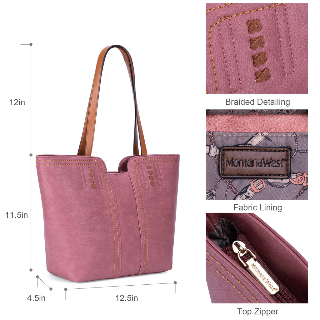 Montana West Tote Bag for Women Top Handle Satchel Purse