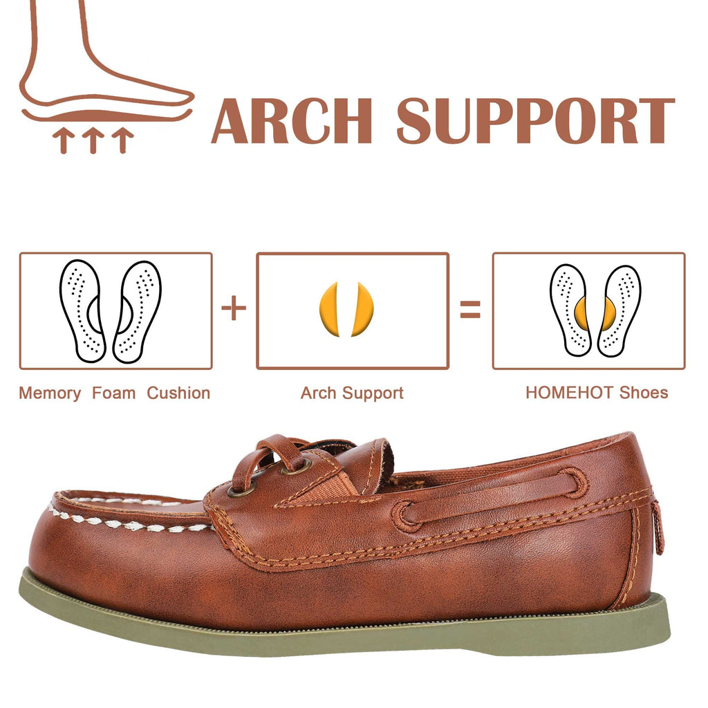 HOMEHOT Boys Dress Shoes Casual School Shoes Slip on Boys Loafers (Toddler/Little Kid/Big Kid)