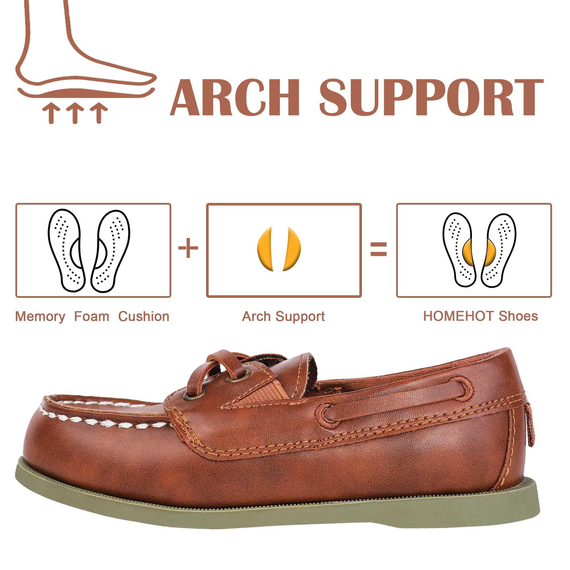 HOMEHOT Boys Dress Shoes Casual School Shoes Slip on Boys Loafers (Toddler/Little Kid/Big Kid)