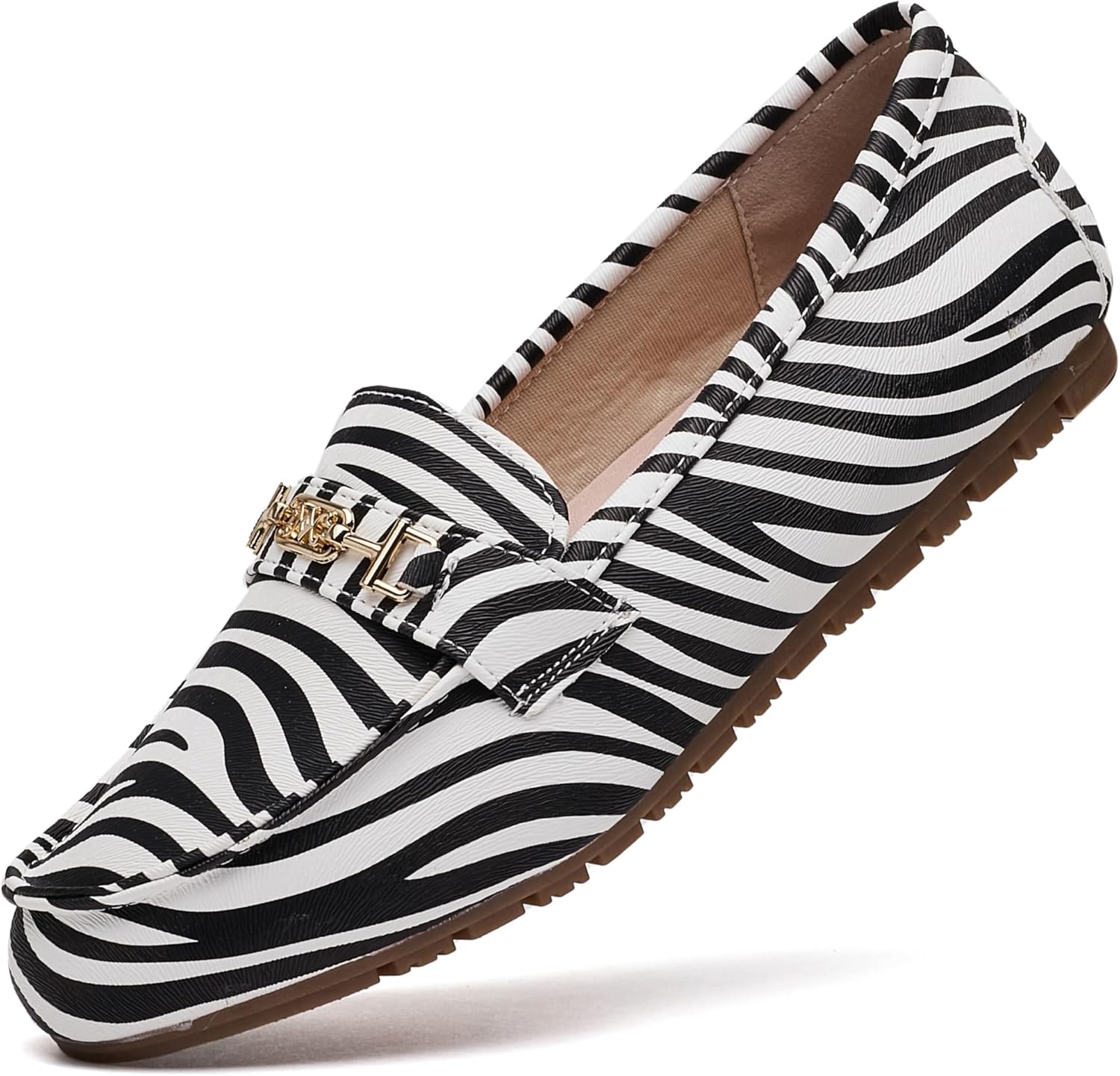 DeYashopin Women's Loafer Shoes Leisure Slip On Work Shoes Comfort Walking Flats