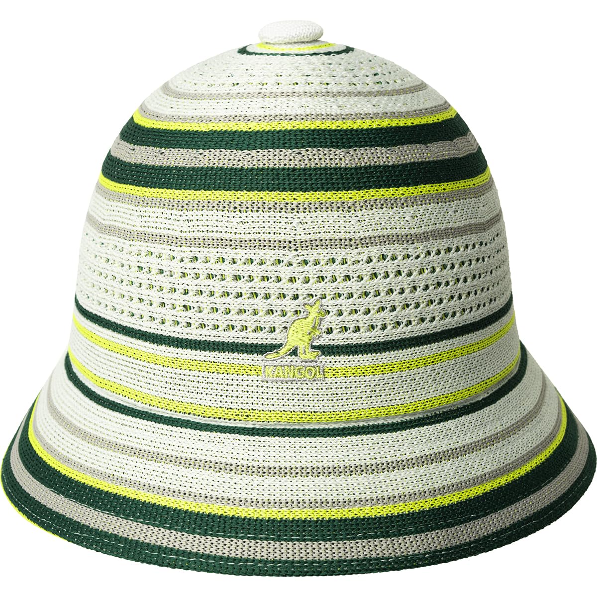Kangol Clubhouse Stripe Casual - White/Masters Green/XL Bucket Hat