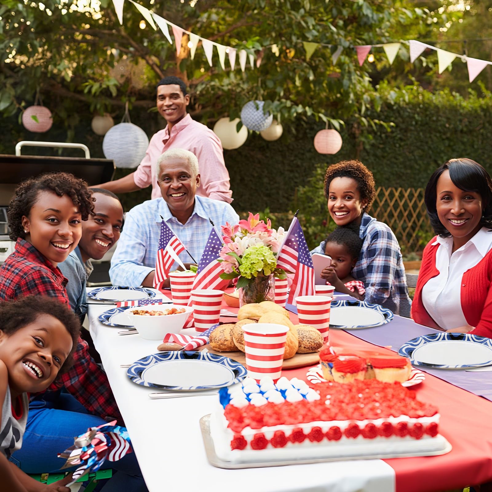 50 Pack Oval Thanksgiving Plates 12 x 10 Inch Thanksgiving Paper Plates Heavy Duty - Large Disposable Dinner Platters,Turkey Pumpkin Autumn Fall Harvest Thanksgiving Party Decor