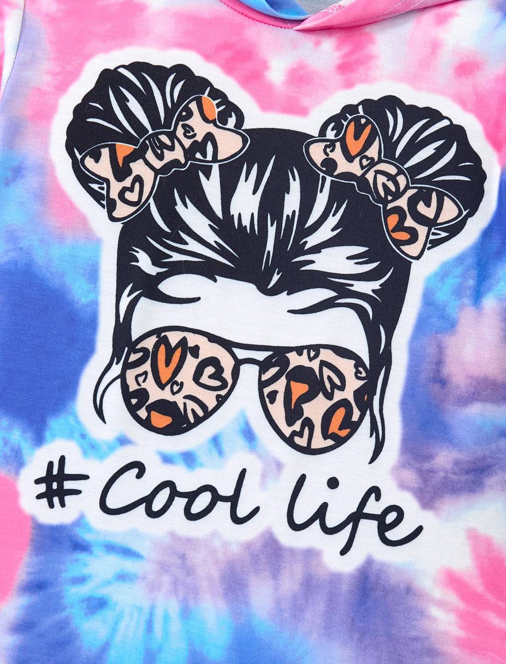 Girls Clothes Tie Dye Long Sleeve Hoodie Sweatshirt and Pants Sets Cute Girl Outfits Size 5-14 Years