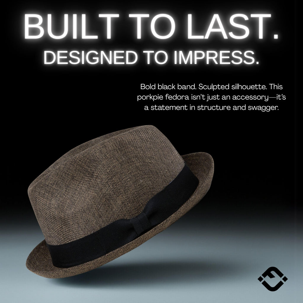 Funky Junque Premium Fedora Hat - Stylish Sun Protection for Men & Women - Perfect for Summer Beach, Travel & Outdoors