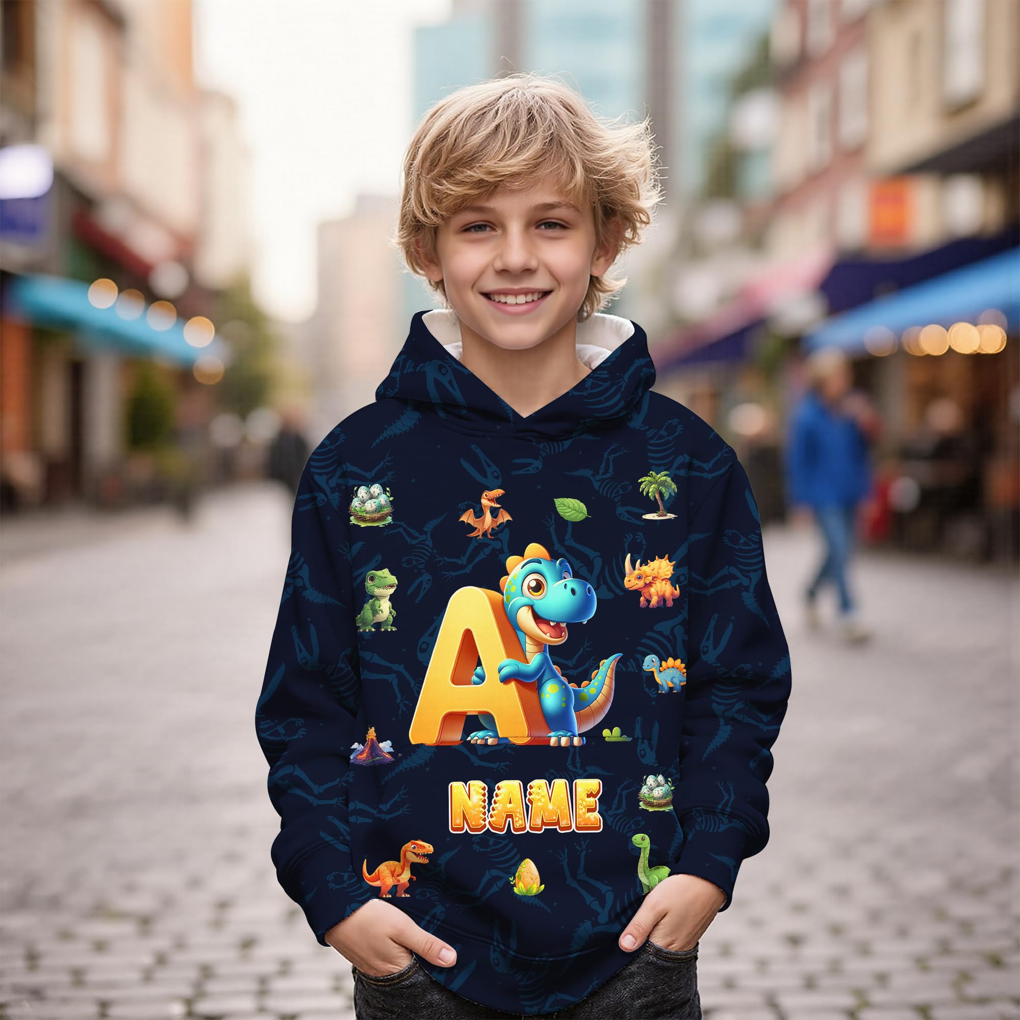 Sweatshirt for Girls - Personalized Pullover Hoodies for Kids - Customized Cute Hooded Gifts for Teen Girls