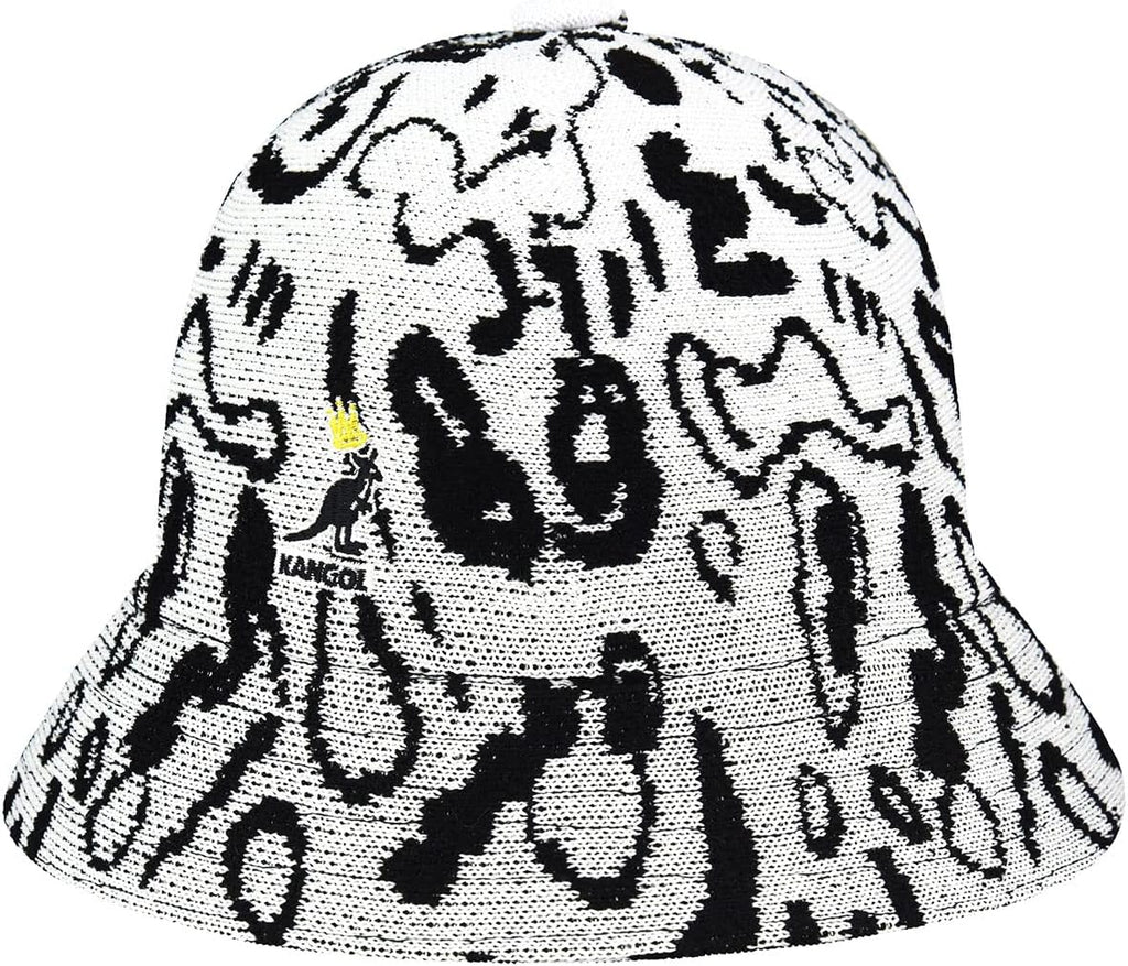 Kangol Street King Casual - White/Black/L White/Black, Large