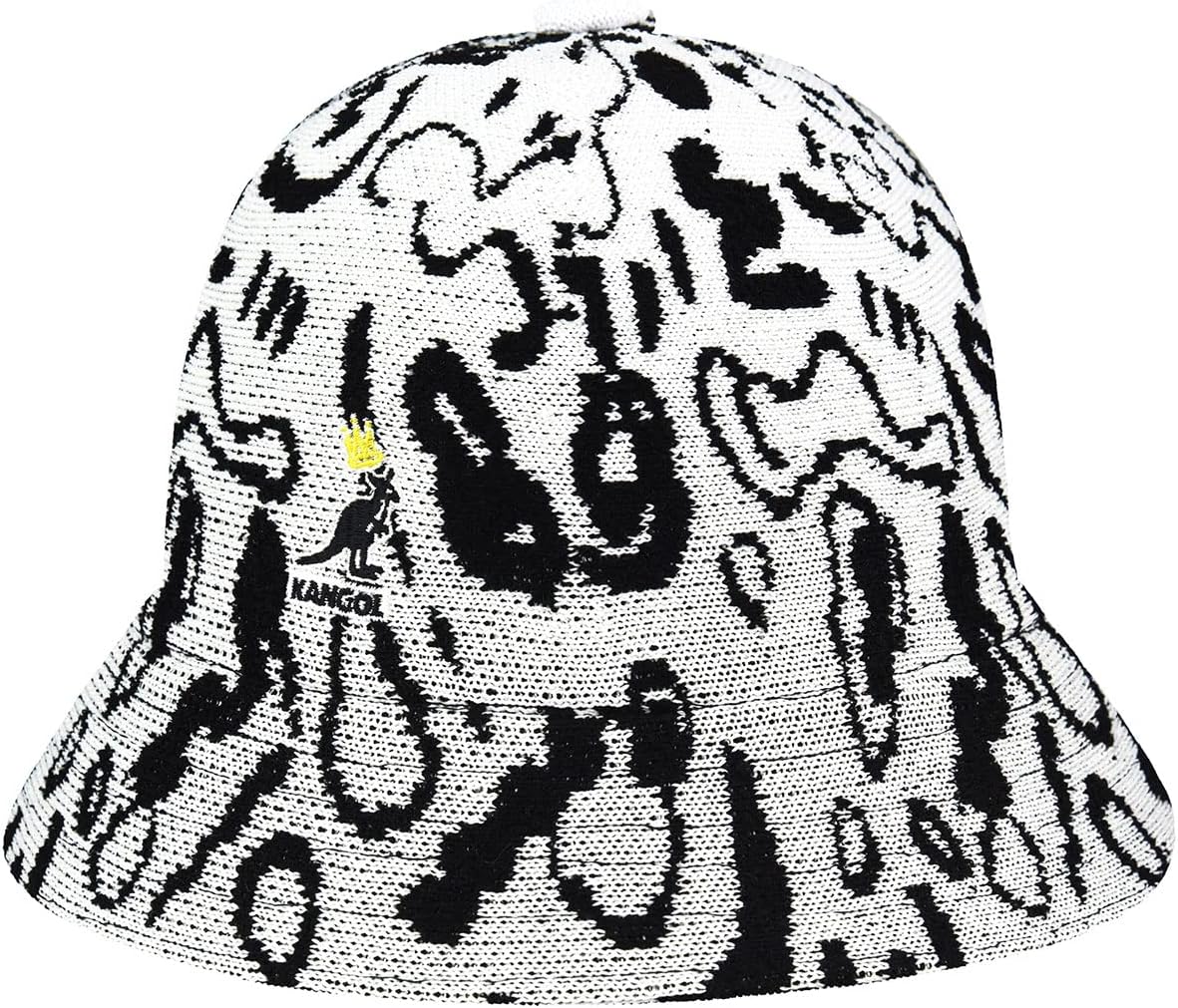 Kangol Street King Casual - White/Black/L White/Black, Large